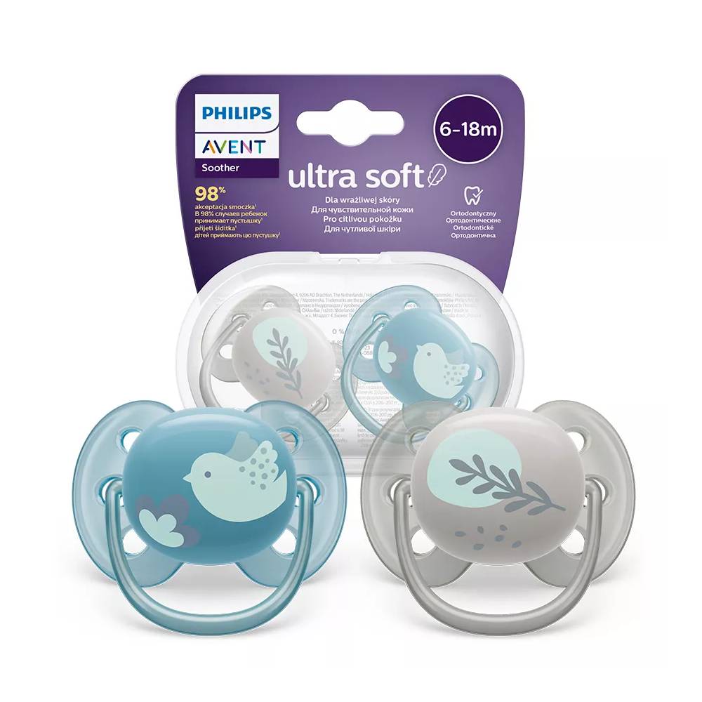 AVENT SCF091/15 "Ultra Soft" 6-18 m ilgio šakelių ir paukščių manekenas