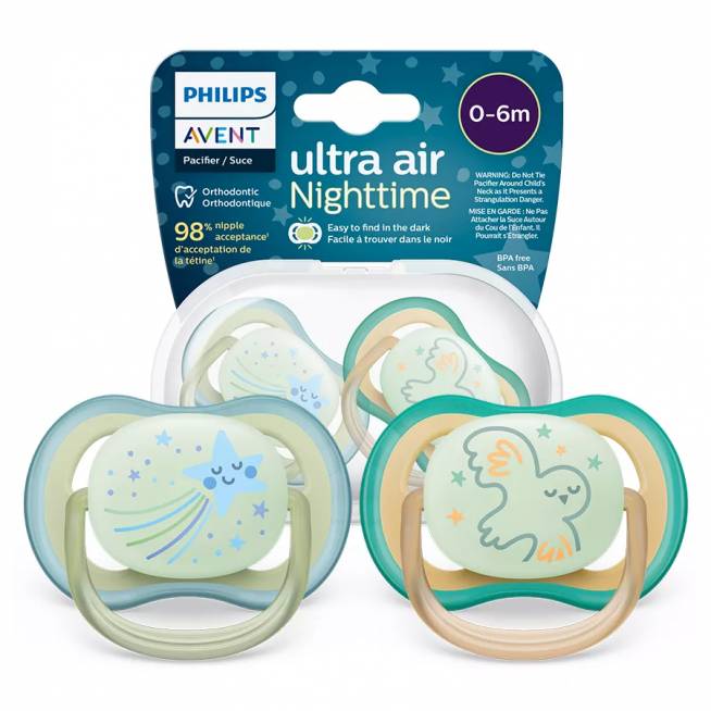 AVENT SCF376/18 "Ultra Air Night" 0-6 kometos/paukščio berniuko manekenas