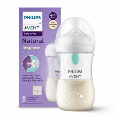 AVENT SCY673/82 "Natural Responsive" buteliuko dekoras 260 ml