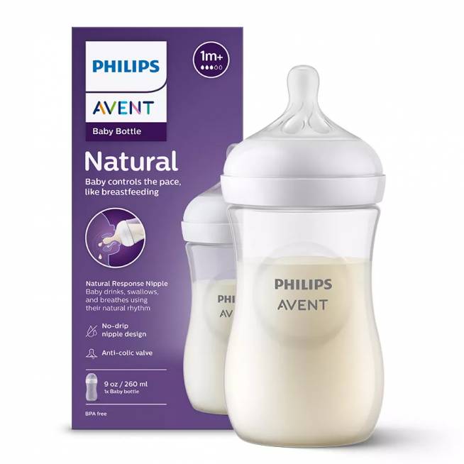 AVENT SCY903/01 "Natural Responsive" buteliukas 260 ml