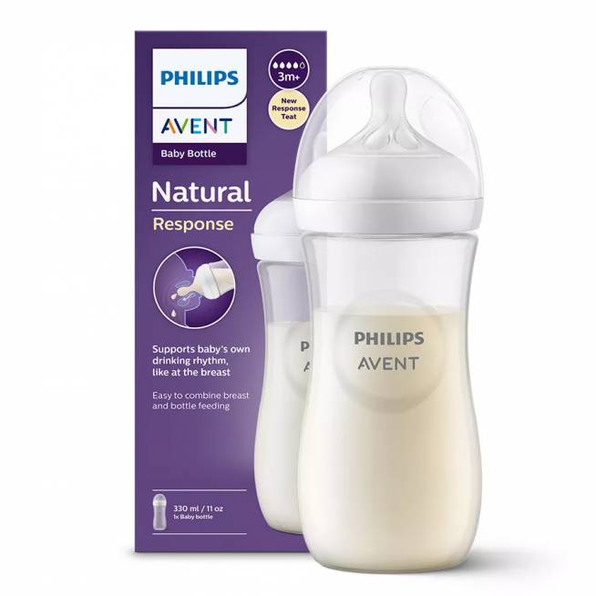 AVENT SCY906/01 Natūralus 330 ml atsakingas buteliukas