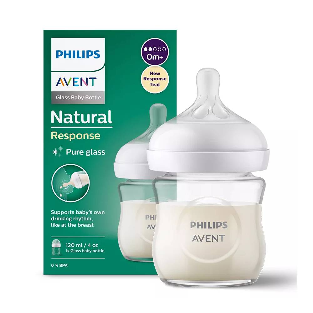 AVENT SCY930/01 Natūralaus stiklo 120 ml atsakingas buteliukas