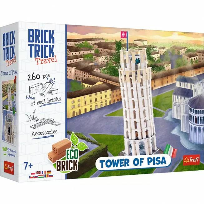 BRICK TRICK 61610 Kelionės - Pasviręs Pizos bokštas