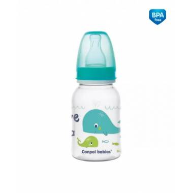 CANPOL 59/300 Siauras 120 ml PP LOVE&SEA buteliukas