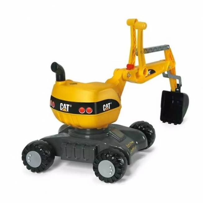 CAT 421015 Rolly Toys Geltonas ekskavatorius