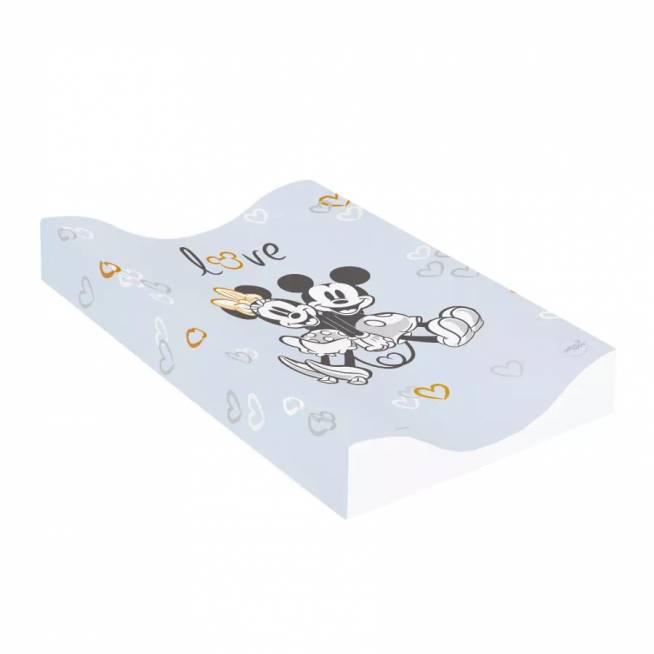 CEBA 104-127-665 "Cosy" 50x70 minkštas profiliuotas persirengimo stalas "Disney Minnie & Mickey Blue "*