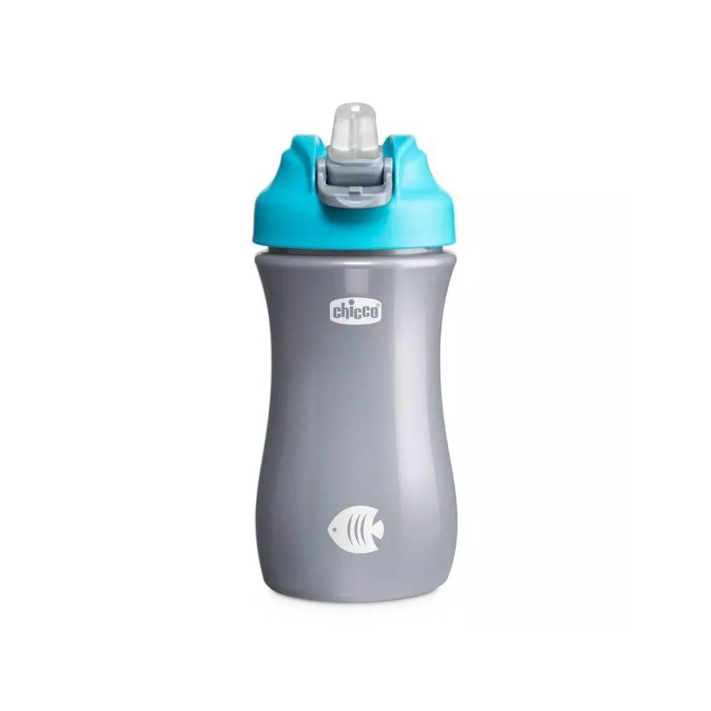 CHICCO 00006920200000 Bidonas su minkštu kandikliu 350 ml 2Y+ BOY