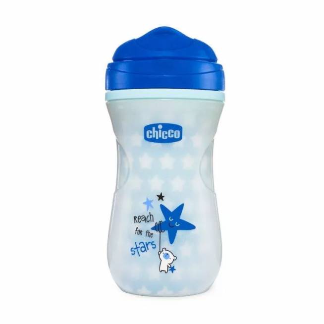 CHICCO 00006971200000 200ml termo puodelis 14m+ berniukas