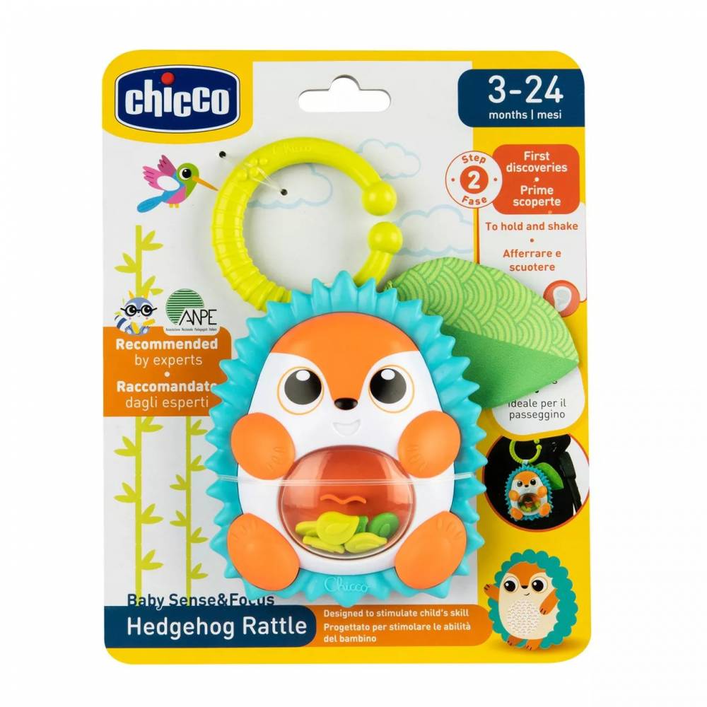 CHICCO 00011591000000 Sensory Rattle Ežys