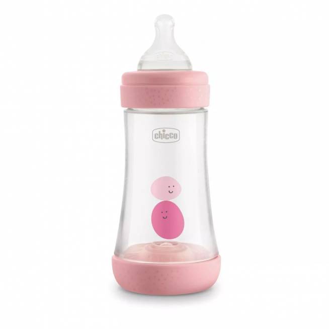 CHICCO 00020223100040 Butelka PERFECT5 240 ml 4m+ girl*