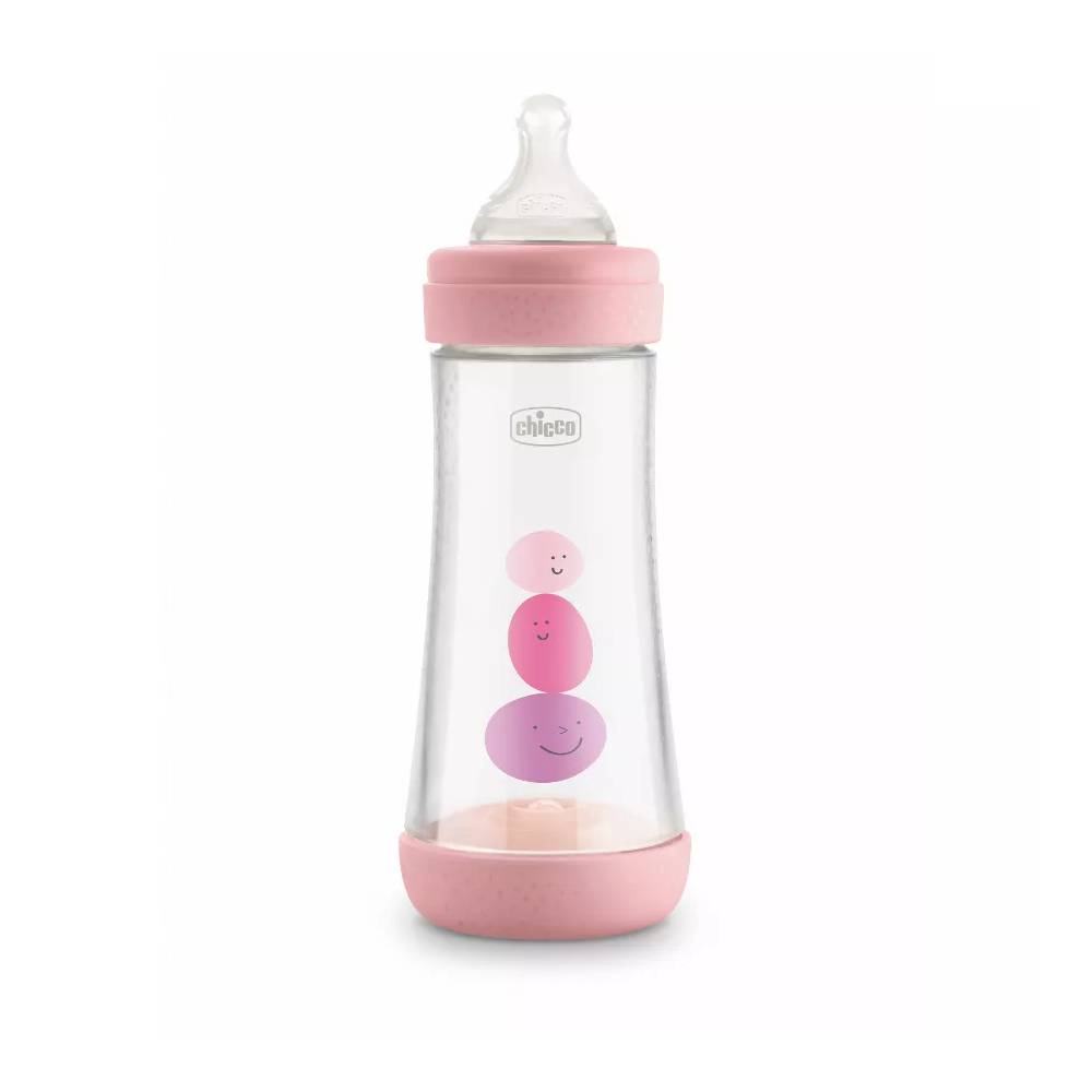 CHICCO 00020235100040 Butelka PERFECT5 300 ml 4m+ girl*