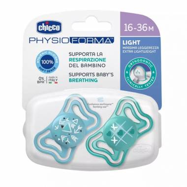 CHICCO 00071039210000 PHYSIO LIGHT manekenas 16-36M sil 2 vnt. mėlynos spalvos