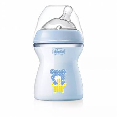 CHICCO 00081323200000 NF plastikinis butelis 2m+ 250 ml berniukas