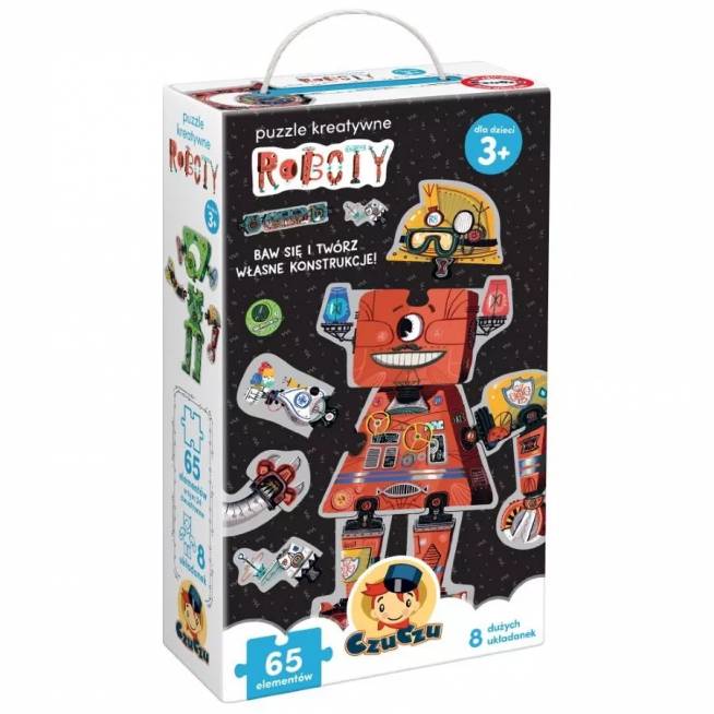 CzuCzu 6843762 Dėlionė 65 dalys Robotai 3+