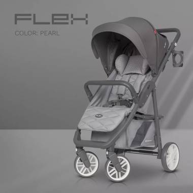 EURO-CART Kūdikių vežimėlis FLEX PEARL