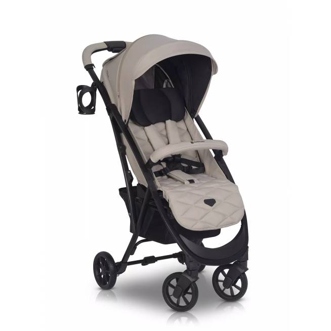 EURO-CART Pram VOLT BLACK EDITION FOSSIL