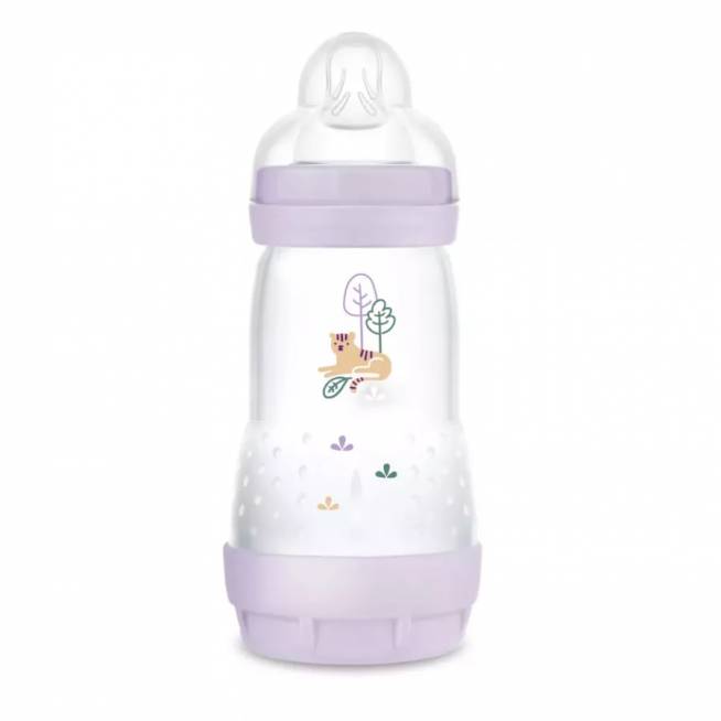 MAM 851162 Perfect Start Planet Love 260 ml mergaitiškas buteliukas nuo kolkos