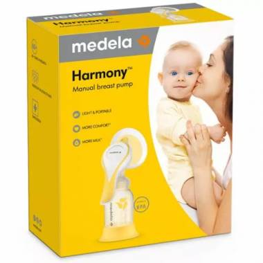 MEDELA 101041156 Dviejų fazių rankinis motinos pieno siurblys "Harmony Flex" vienai krūtinei