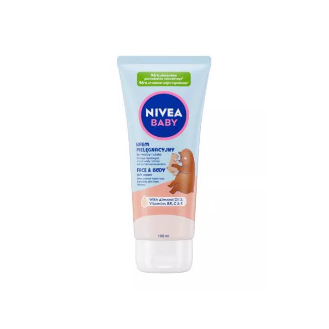 NIVEA BABY 80533 Veido ir kūno priežiūros kremas 100 ml