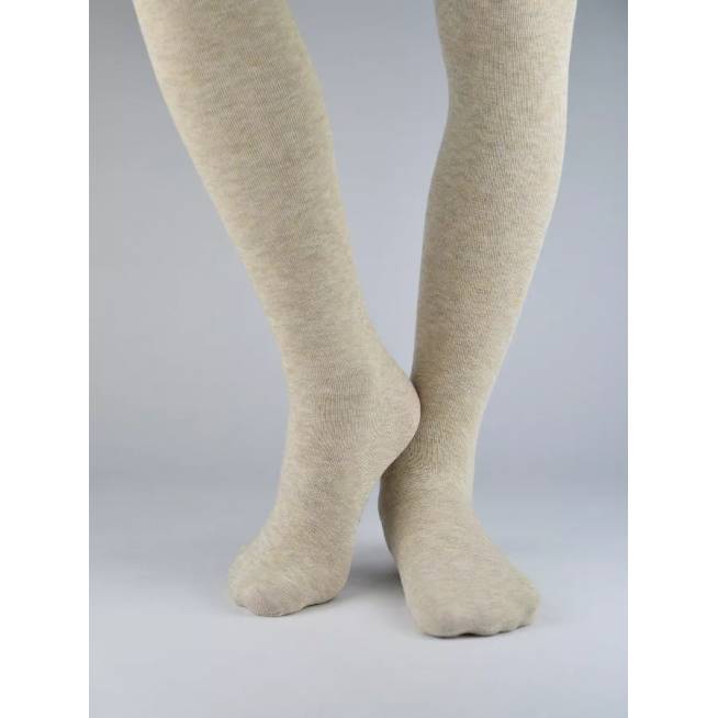 NOVITI RB004-G-01 Pėdkelnės super soft beige melange 116/122