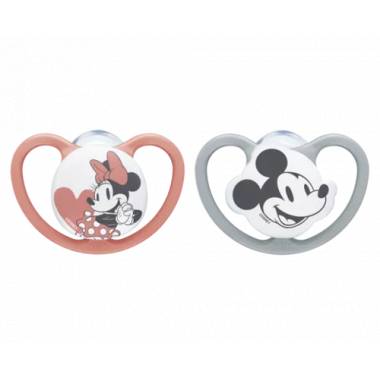 NUK 175281 0-6 silikoninis čiulptukas SPACE MICHAEL MOUSE 2vnt