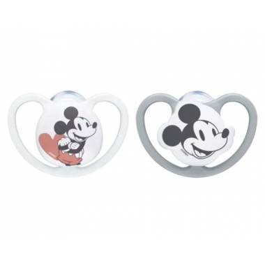 NUK 175281 0-6 silikoninis čiulptukas SPACE MICHAEL MOUSE 2vnt