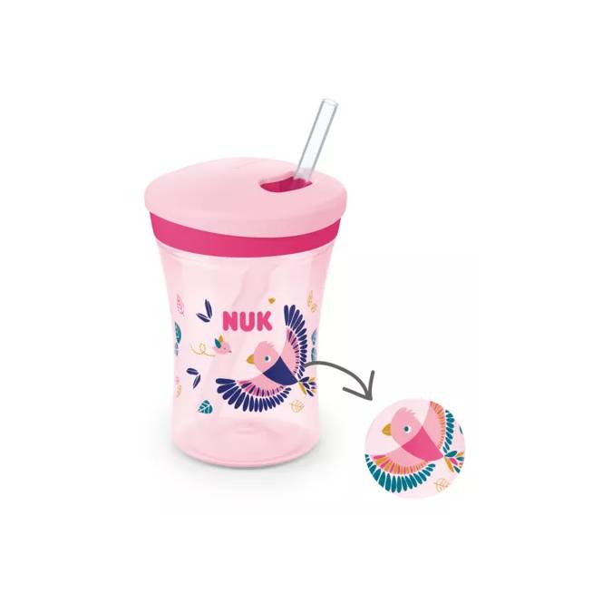 NUK 255574 Kubek niekapek EVOLUTION ACTION CUP 230 ml 12+ KAMELEON