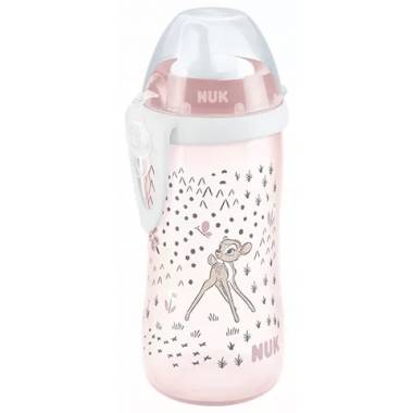 NUK 255649 KIDDY CUP 300ml. DISNEY BAMBI 12M.