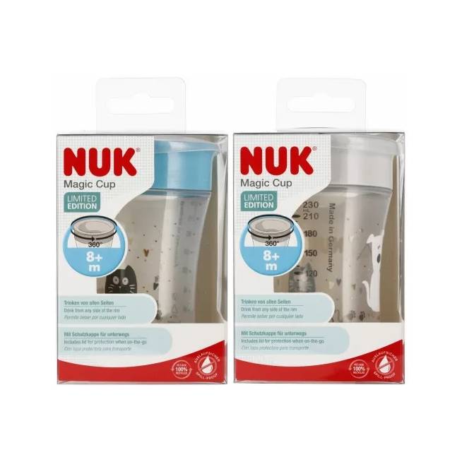 NUK 255684 Kubek 230 ml MAGIC 8m+