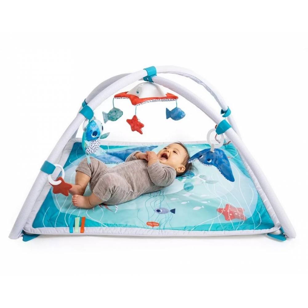 TINY LOVE TL12070068 2-in-1 gimnastika su galvos juosta ir karusele TREASURES OF THE OCEAN