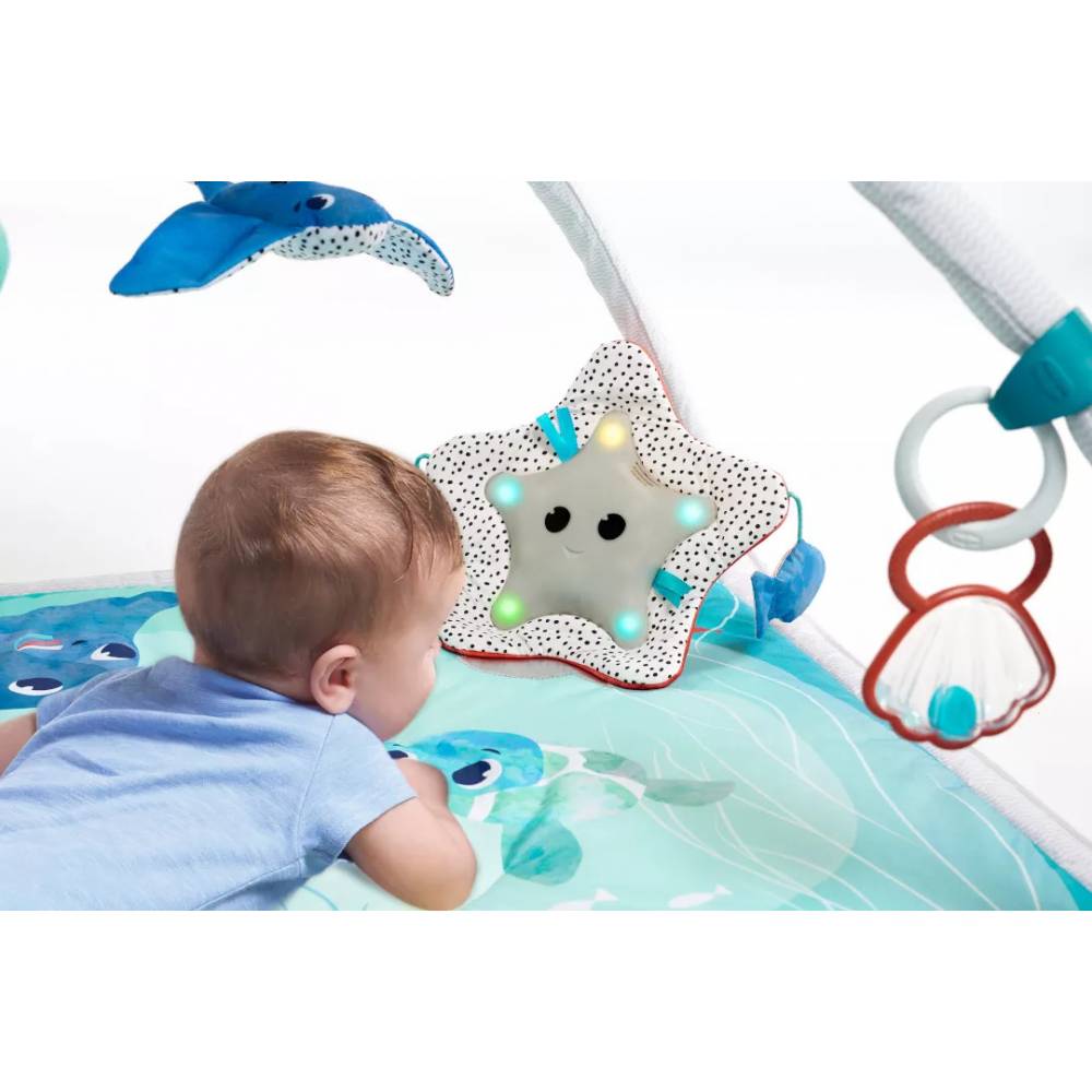 TINY LOVE TL12070068 2-in-1 gimnastika su galvos juosta ir karusele TREASURES OF THE OCEAN