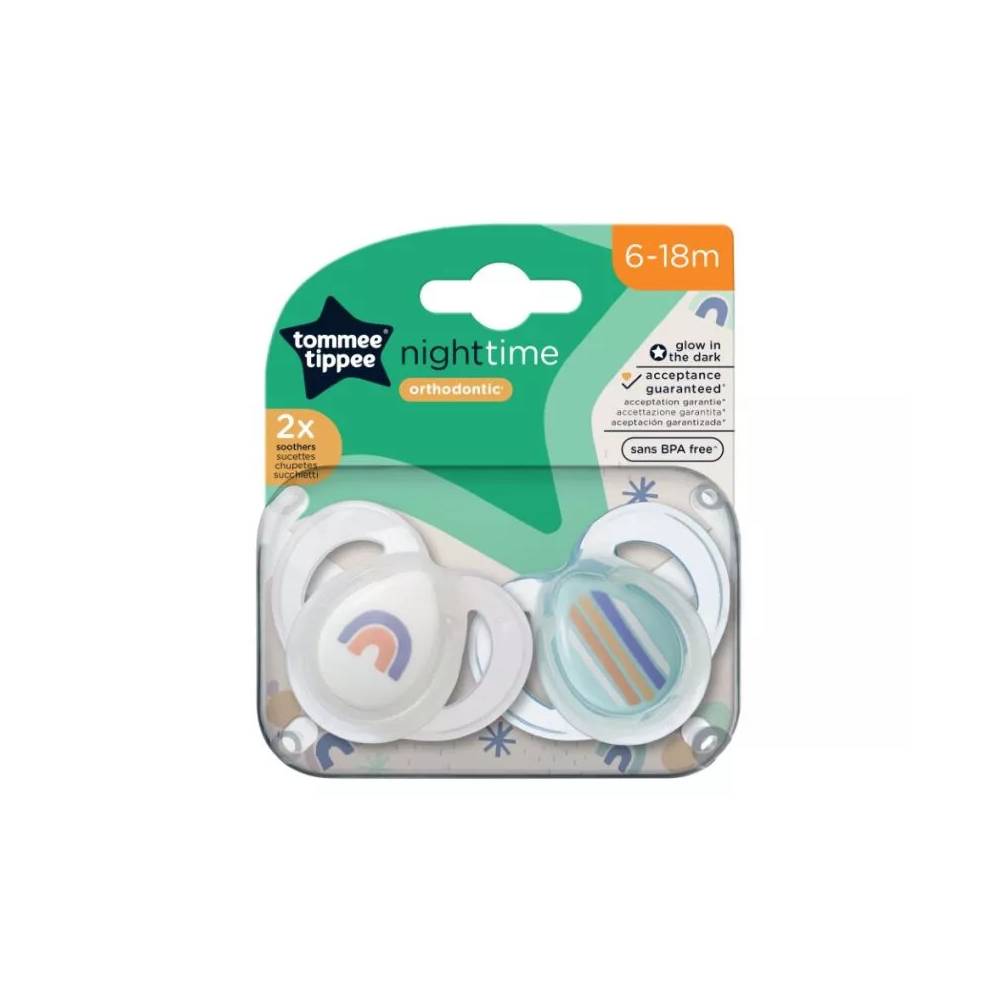 TOMMEE TIPPEE TTP43336297 NIGHT TIME manekenai 6-18m mix 2pak