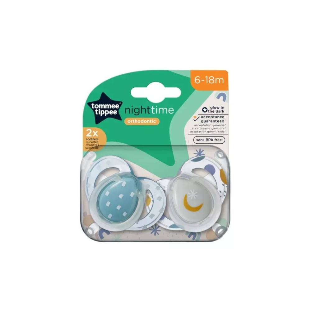 TOMMEE TIPPEE TTP43336297 NIGHT TIME manekenai 6-18m mix 2pak