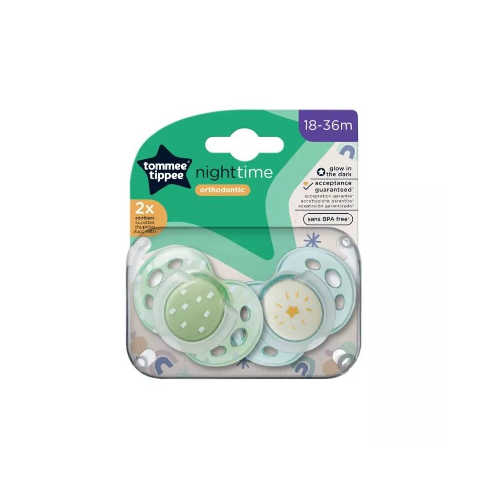 TOMMEE TIPPEE TTP43340094 NIGHT TIME manekenai 18-36m mix 2pak