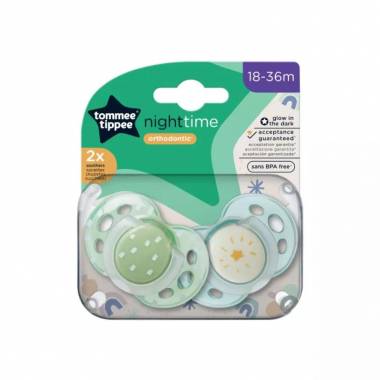 TOMMEE TIPPEE TTP43340094 NIGHT TIME manekenai 18-36m mix 2pak