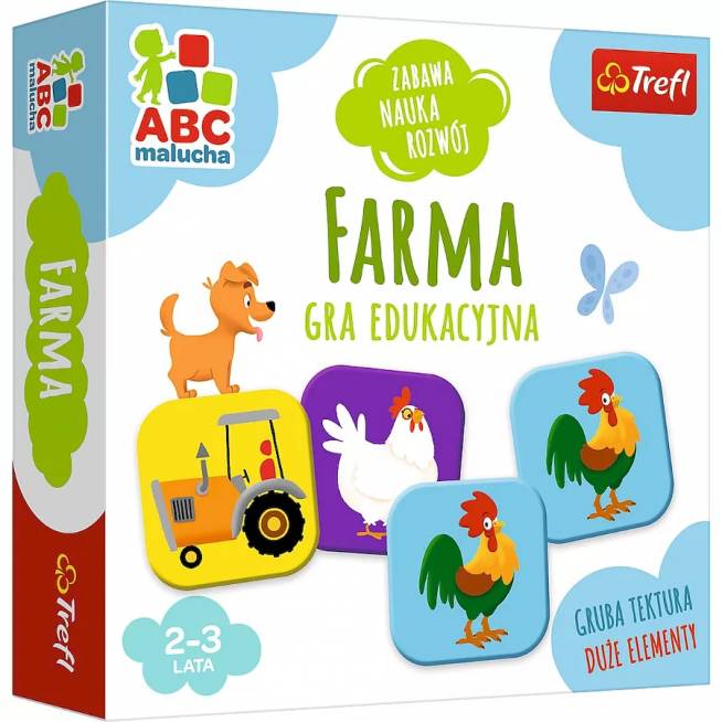 TREFL 01944 Gra Farma ABC Malucha 3+