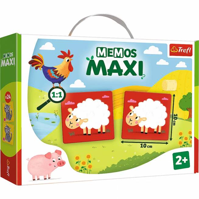 TREFL 02266 Memos Maxi Animals on the Farm žaidimas