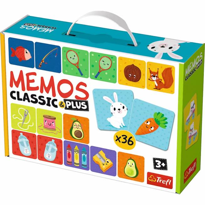 TREFL 02272 Gray Memos Classic&plus Logika