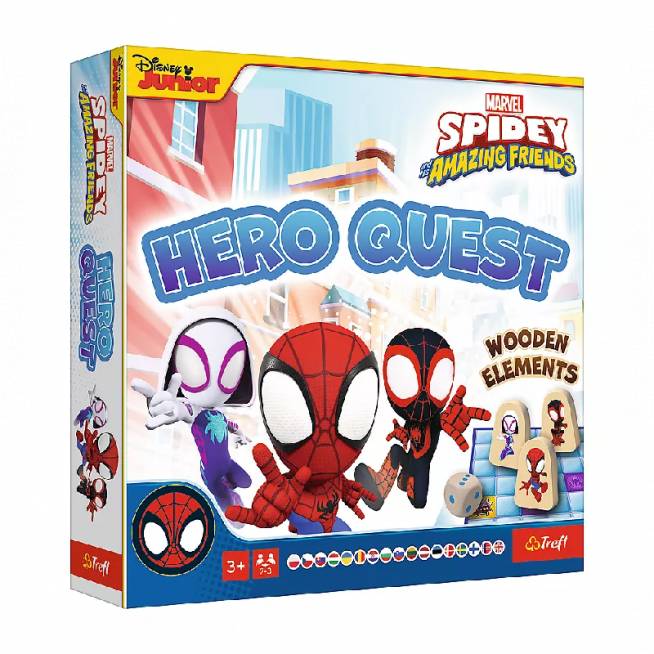 TREFL 02436 Spidey Hero Quest stalo žaidimas