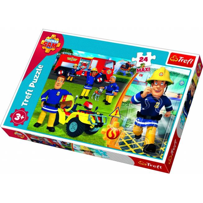 TREFL 14290 Dėlionė 24 MAXI "Brave Fireman Sam" 3+*