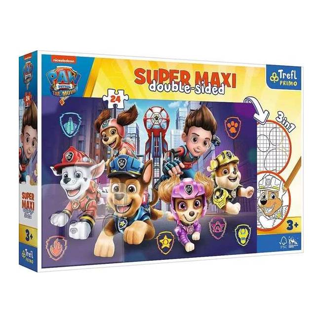 TREFL 41002 Dėlionė 24 SUPER MAXI Naujas iššūkis "Paw Patrol