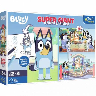 TREFL 42010 Dėlionė 15 GIANT Bluey adventure