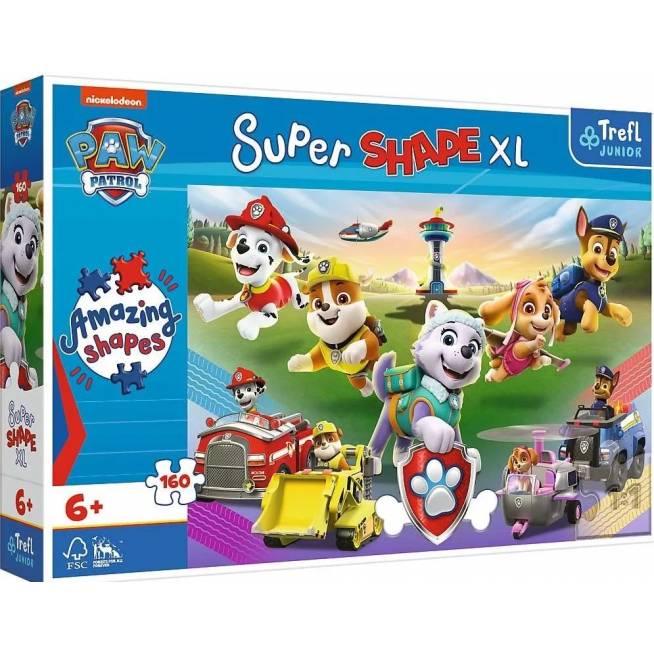 TREFL 50021 Dėlionė 160 XL Šokinėjantys šunys / Paw Patrol