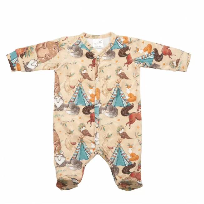 BABY 01393 Kūdikių pižama ilgomis rankovėmis Boho Boy 56/62