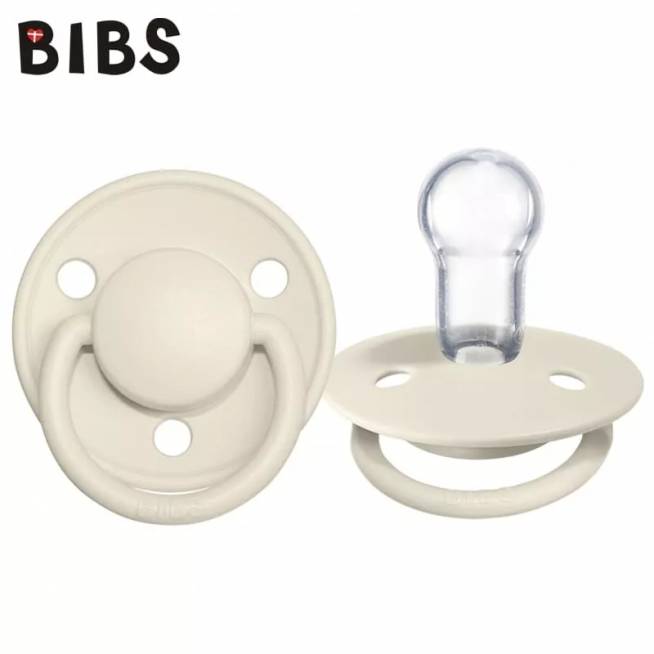 BIBS 1010216 DE LUX ONE SIZE IVORY čiulptukas