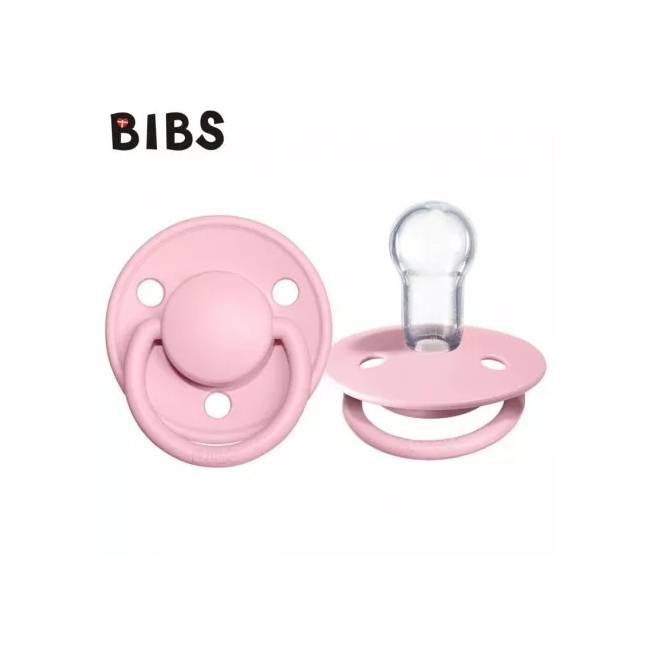 BIBS 1010234 DE LUX ONE SIZE BABY PINK čiulptukas