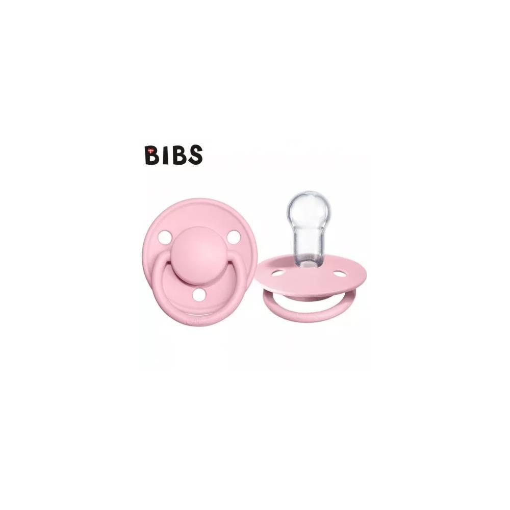 BIBS 1010234 DE LUX ONE SIZE BABY PINK čiulptukas