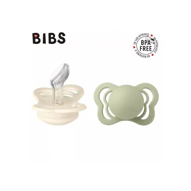 BIBS 1710309 COUTURE IVORY & SAGE M manekenas 2 vnt