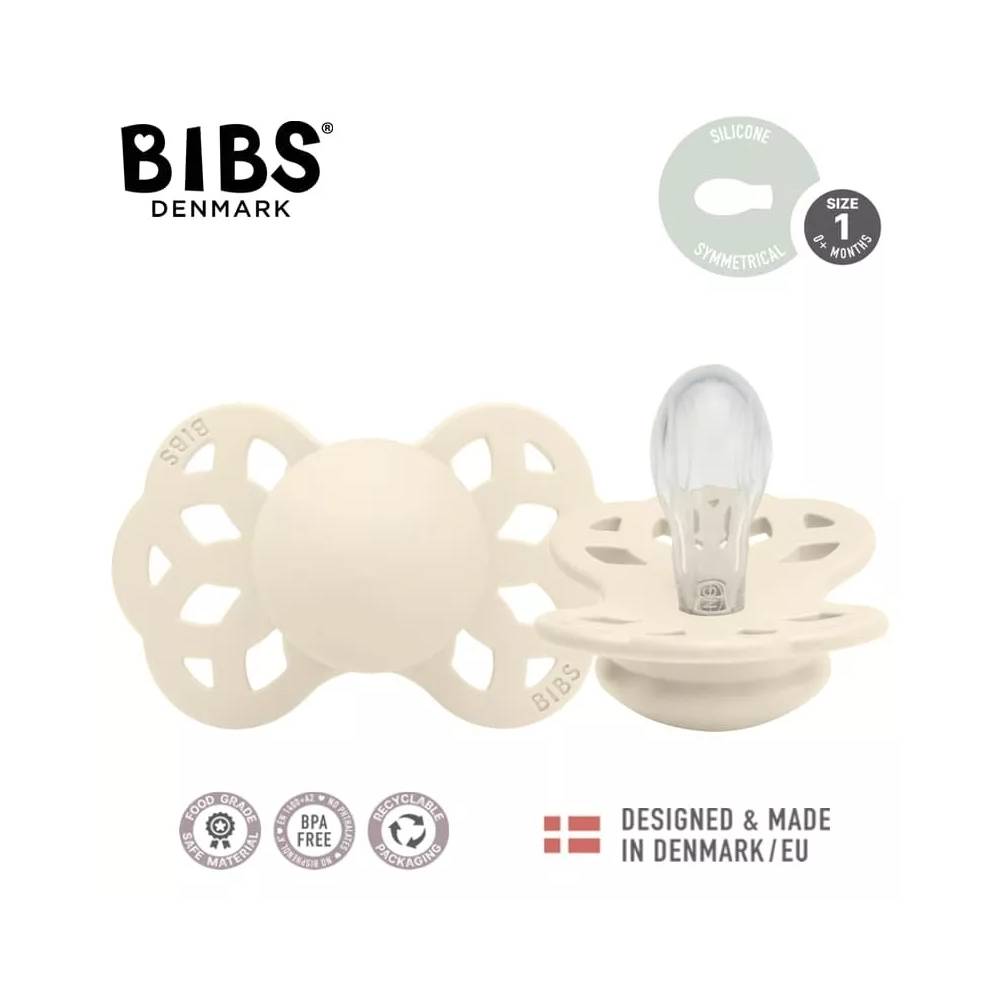 BIBS 441216 INFINITY SYMETRICAL IVORY S čiulptukas