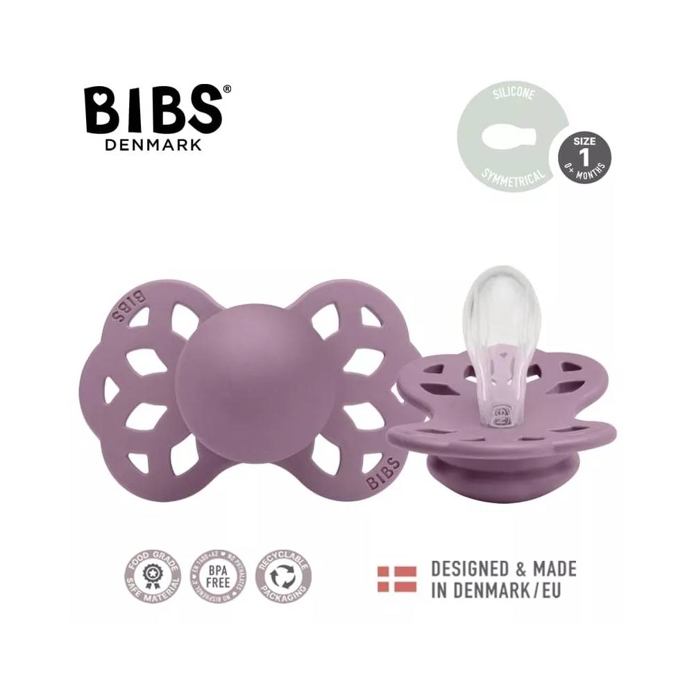 BIBS 441300 INFINITY SYMETRICAL MAUVE S čiulptukas